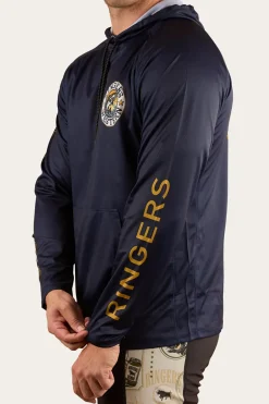 Big Catch Hooded Fishing Jersey - Navy