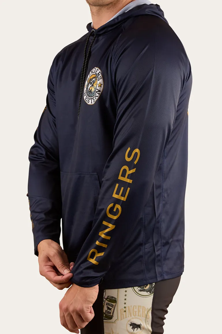 Big Catch Hooded Fishing Jersey - Navy