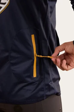 Big Catch Hooded Fishing Jersey - Navy