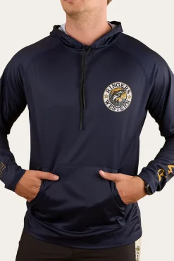 Big Catch Hooded Fishing Jersey - Navy