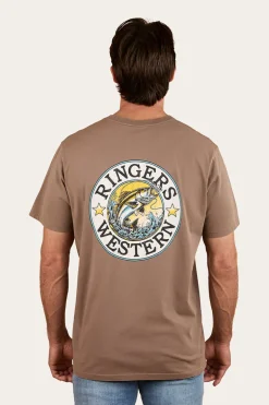 Big Catch Mens Loose Fit T-Shirt - Mushroom