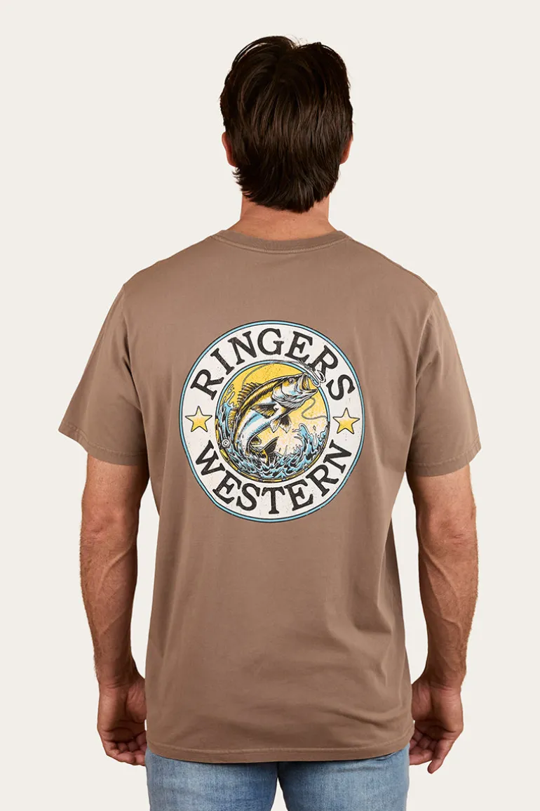 Big Catch Mens Loose Fit T-Shirt - Mushroom