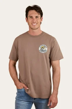 Big Catch Mens Loose Fit T-Shirt - Mushroom