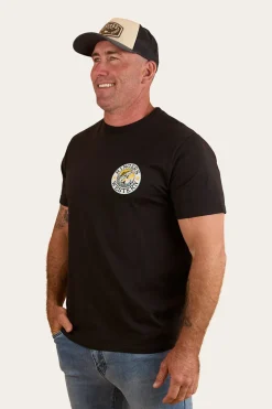 Big Catch Mens Loose Fit T-Shirt - Black