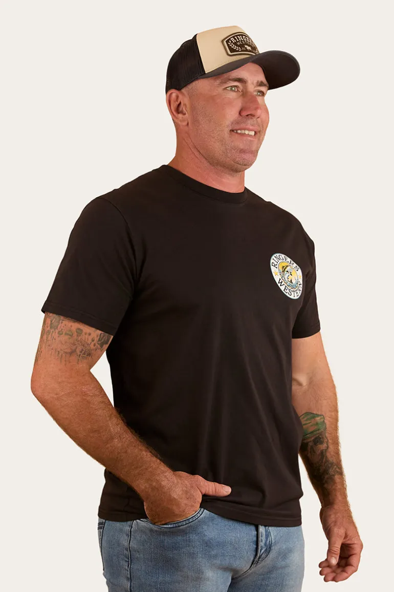 Big Catch Mens Loose Fit T-Shirt - Black
