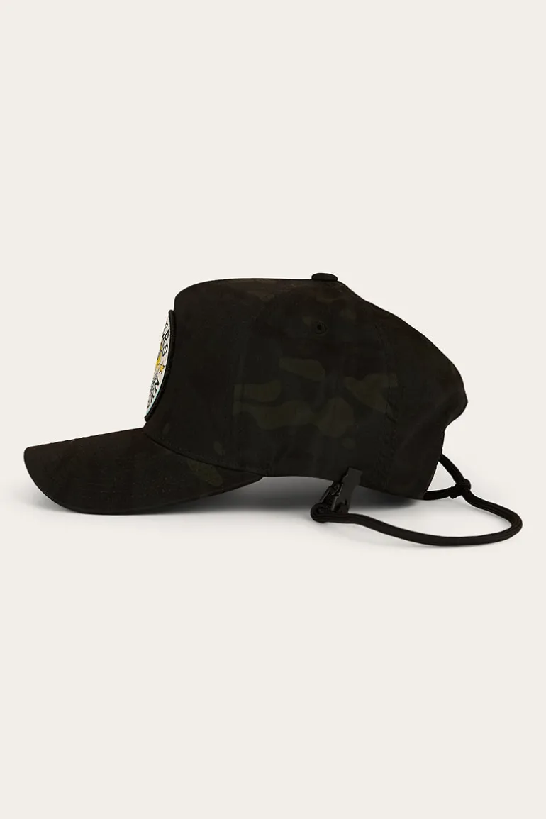 Big Catch Tech Baseball Cap - Black Camo