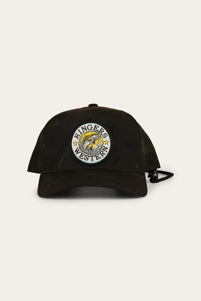 Big Catch Tech Baseball Cap - Black Camo