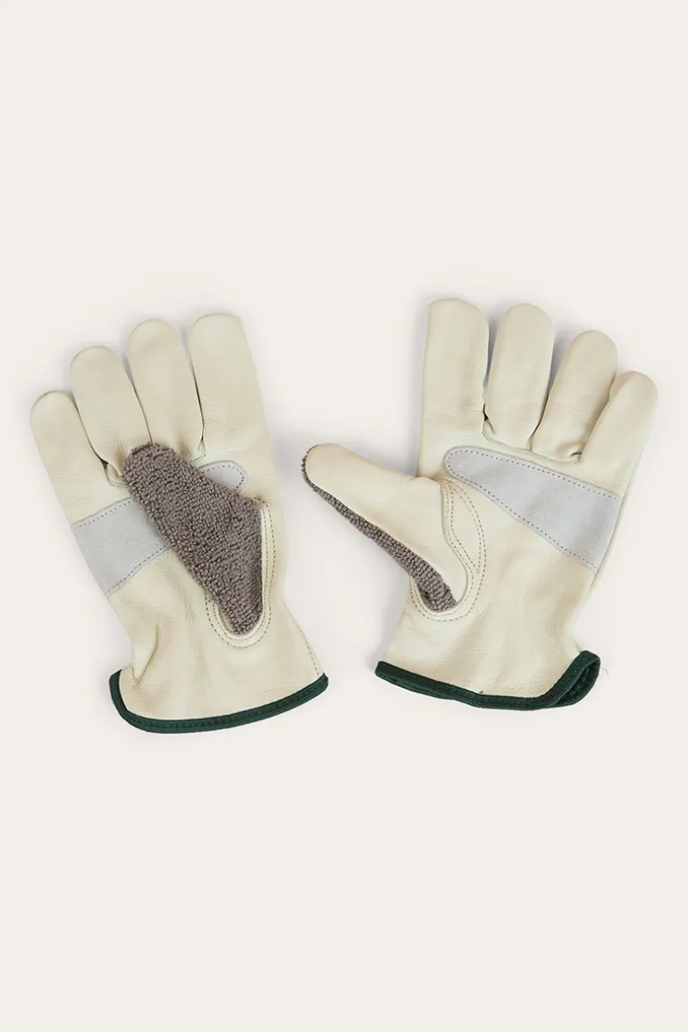 Big Dog Leather Gloves - Ivory