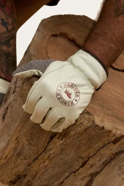 Big Dog Leather Gloves - Ivory