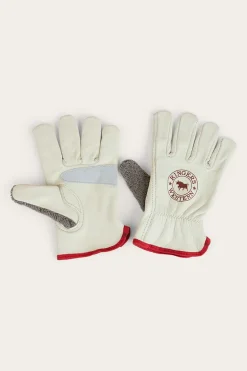 Big Dog Leather Gloves - Ivory