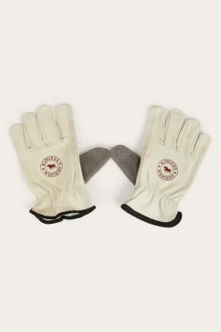 Big Dog Leather Gloves - Ivory