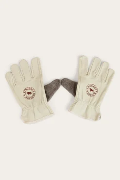 Big Dog Leather Gloves - Ivory