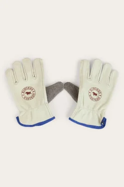 Big Dog Leather Gloves - Ivory