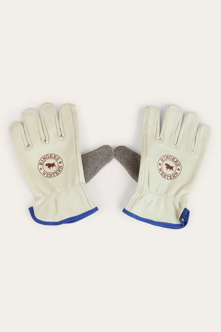 Big Dog Leather Gloves - Ivory
