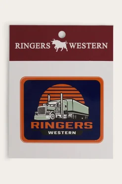 Big Rig Sticker - Navy