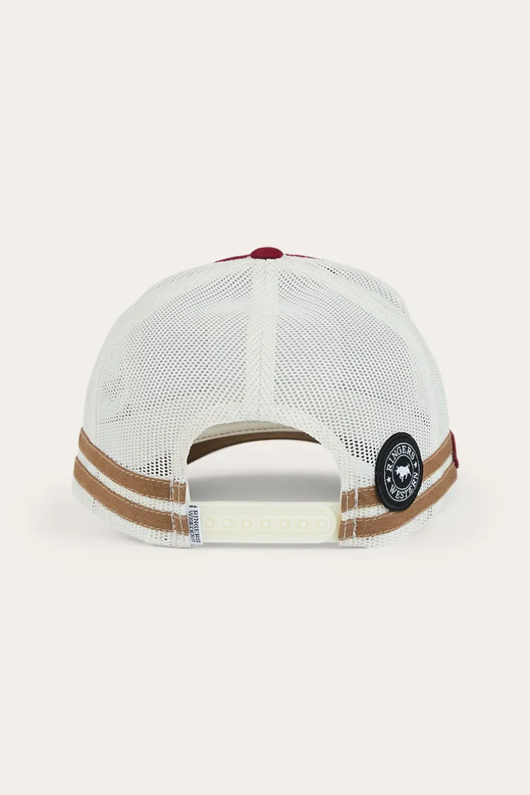 Big Rig Trucker Cap - Burgundy / Clay