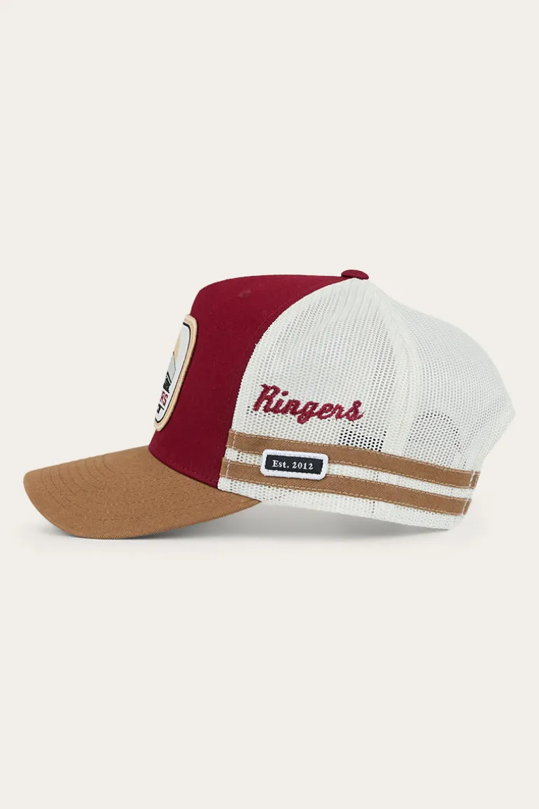 Big Rig Trucker Cap - Burgundy / Clay