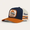 Big Rig Trucker Cap - Navy / Burnt Orange