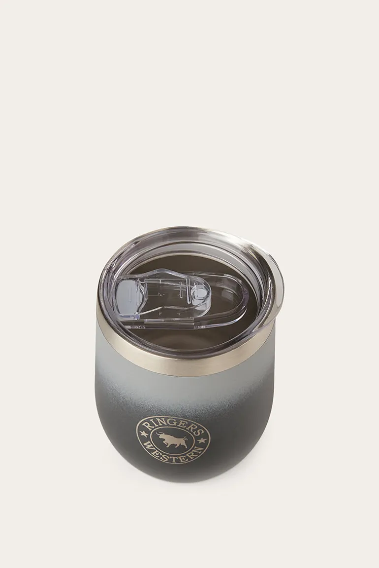 Bindi Wine Cup - Black / Silver