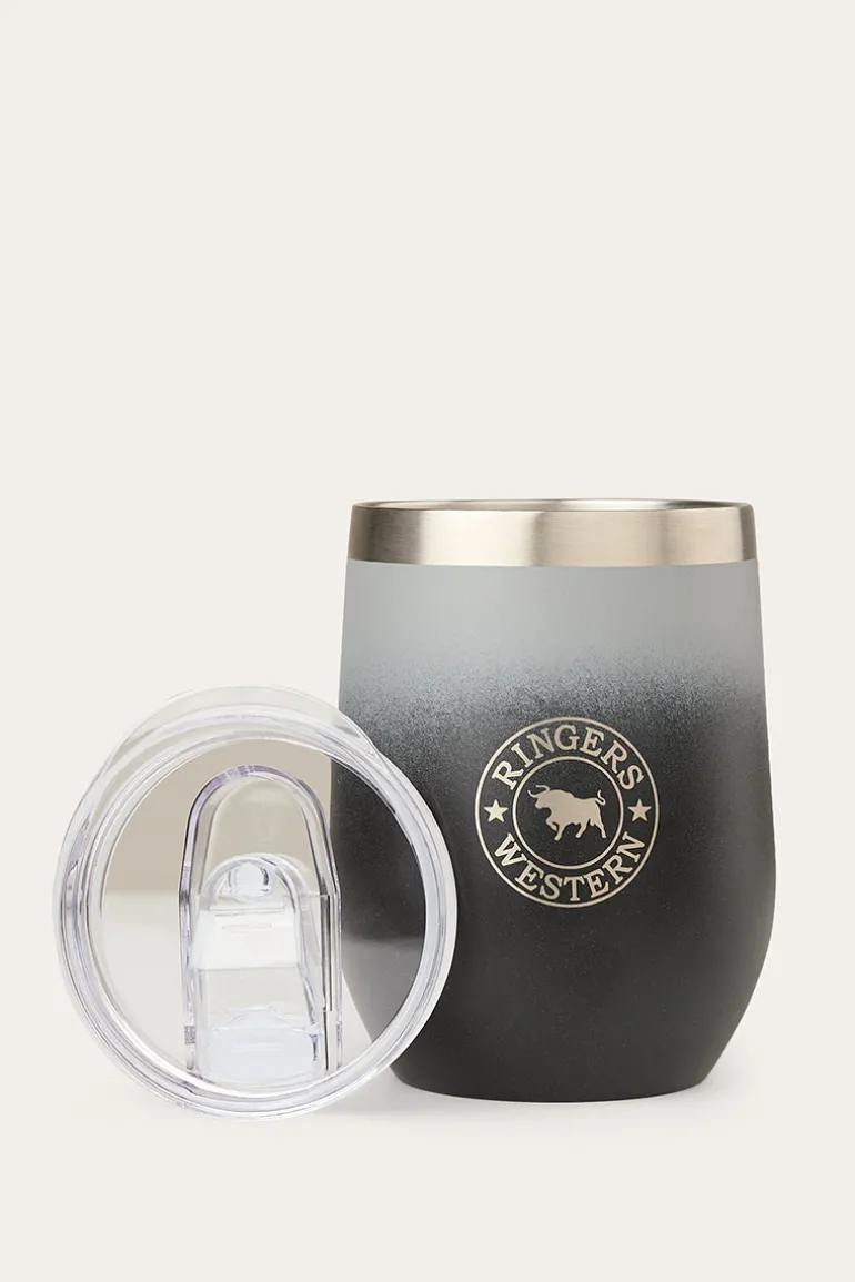 Bindi Wine Cup - Black / Silver