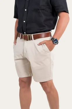 Bingara Mens Chino Short - Bone