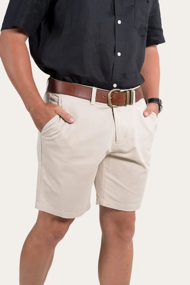 Bingara Mens Chino Short - Bone
