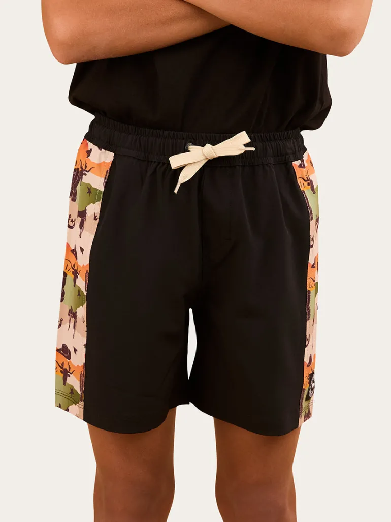 Briggsy Boys Swim Short - Black