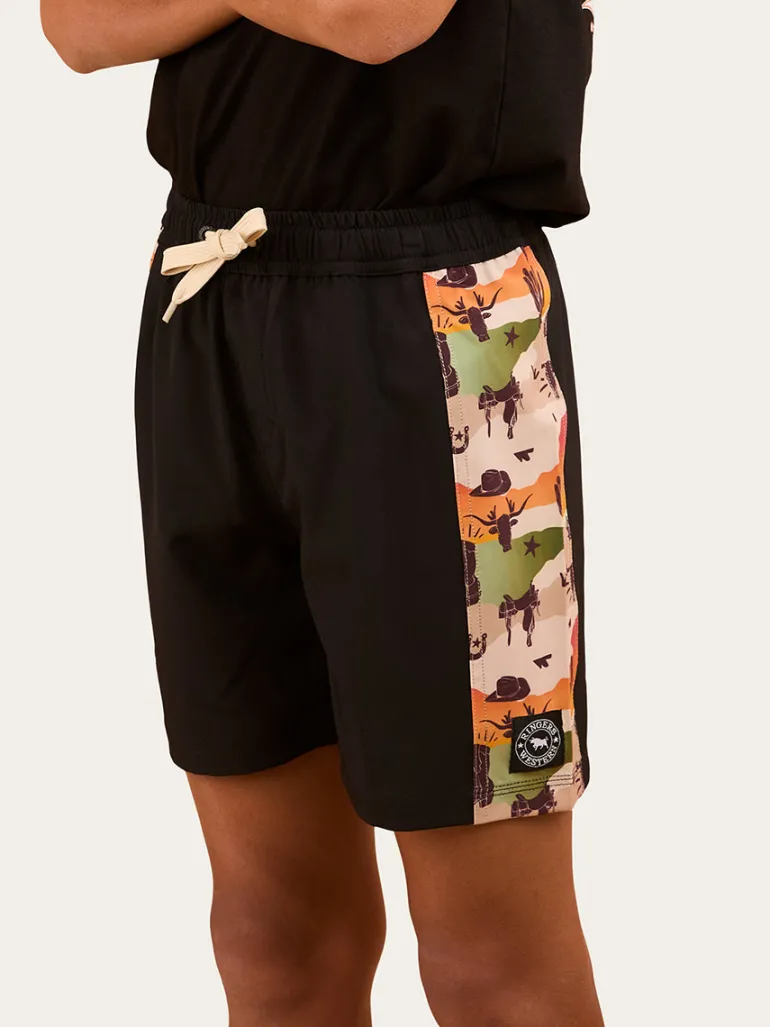 Briggsy Boys Swim Short - Black