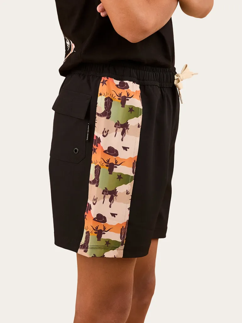Briggsy Boys Swim Short - Black