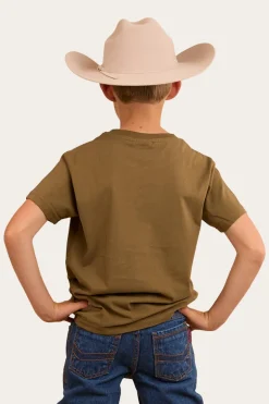 Buck Boys Classic Fit T-Shirt - Military Green