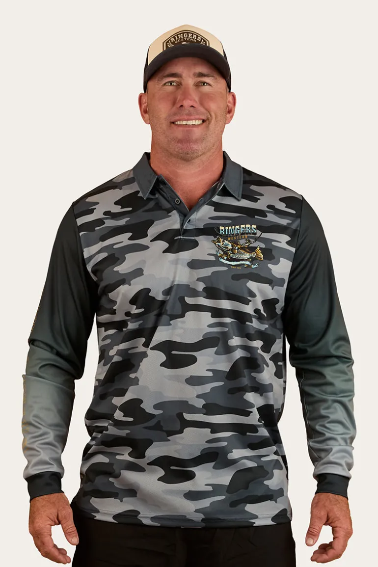 Buckin Barra Fishing Jersey - Black