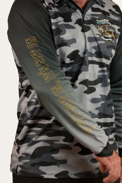 Buckin Barra Fishing Jersey - Black