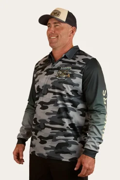 Buckin Barra Fishing Jersey - Black