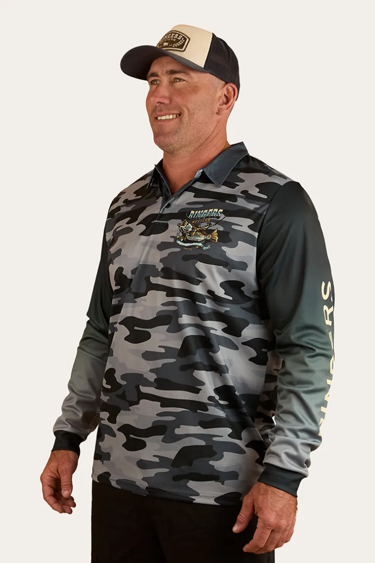 Buckin Barra Fishing Jersey - Black