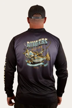 Buckin Barra Fishing Jersey - Navy