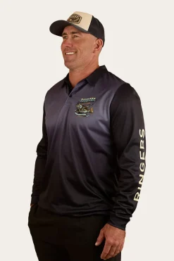 Buckin Barra Fishing Jersey - Navy