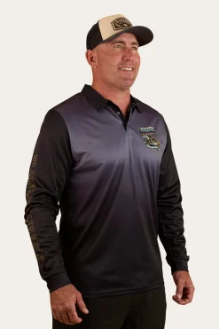 Buckin Barra Fishing Jersey - Navy