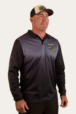 Buckin Barra Fishing Jersey - Navy
