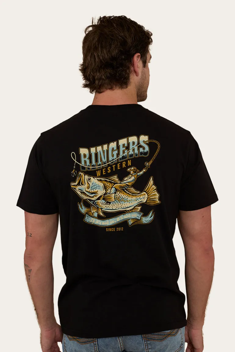 Buckin Barra Mens Loose Fit T-Shirt - Black
