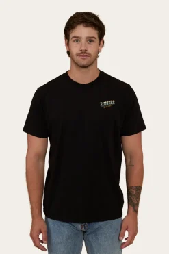 Buckin Barra Mens Loose Fit T-Shirt - Black