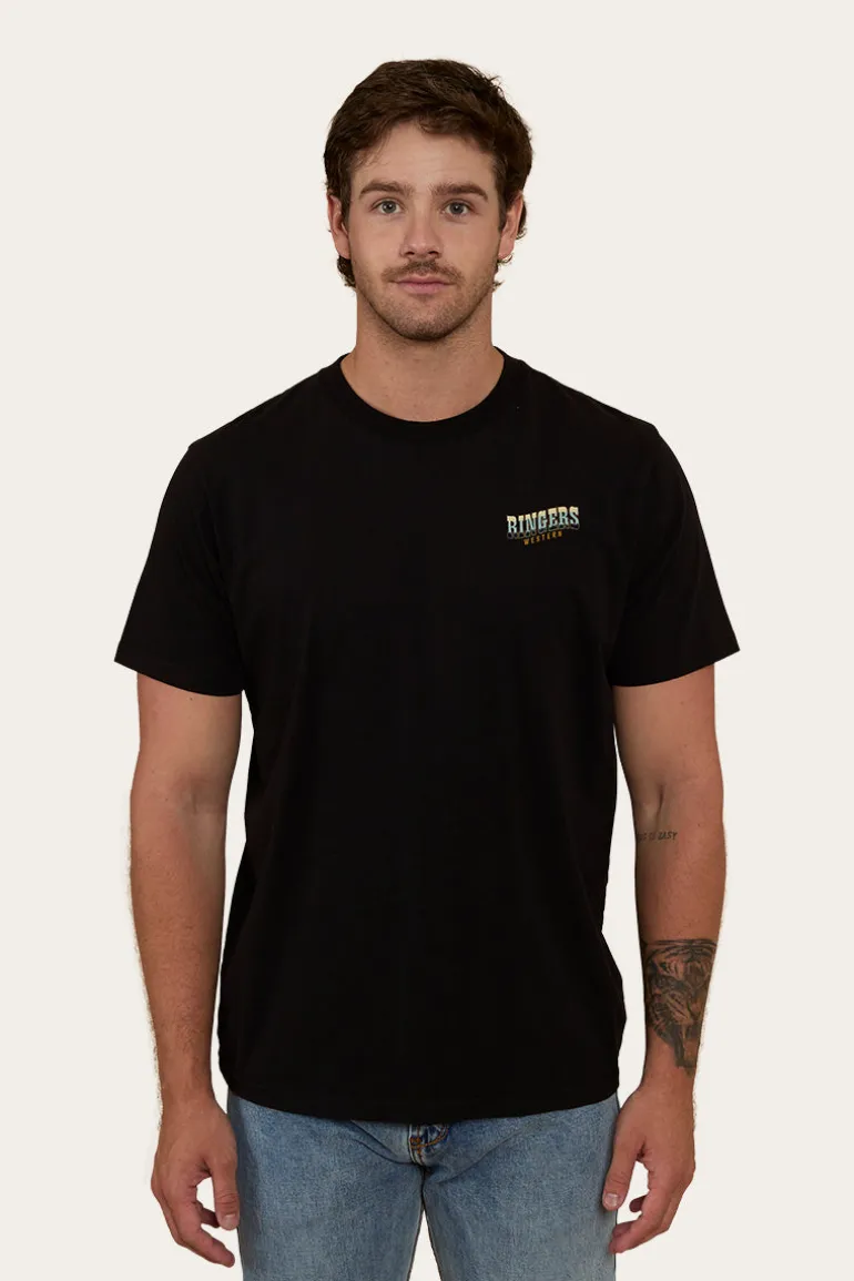 Buckin Barra Mens Loose Fit T-Shirt - Black