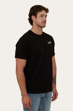 Buckin Barra Mens Loose Fit T-Shirt - Black
