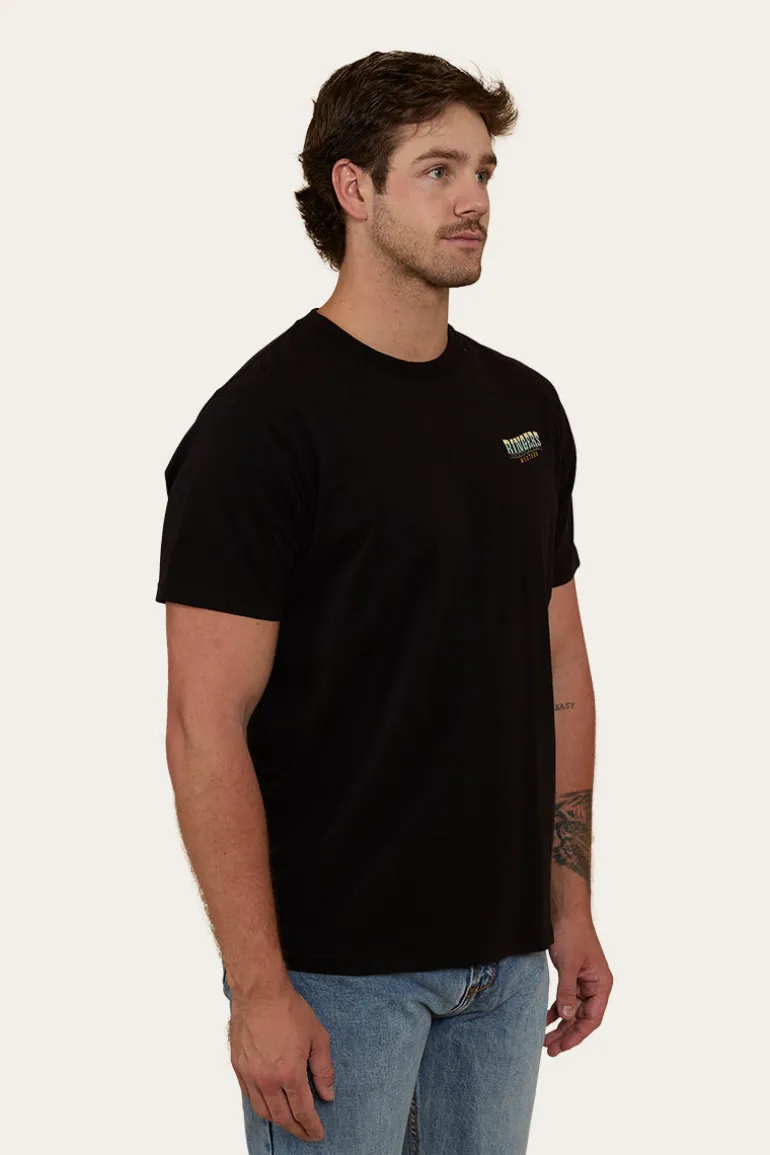 Buckin Barra Mens Loose Fit T-Shirt - Black