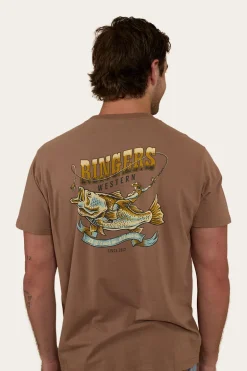 Buckin Barra Mens Loose Fit T-Shirt - Almond