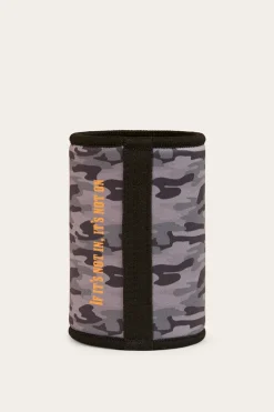 Buckin Barra Stubby Cooler - Black Camo