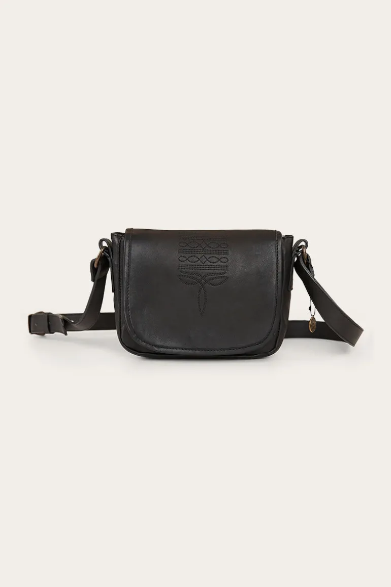 Callie Saddle Bag - Black