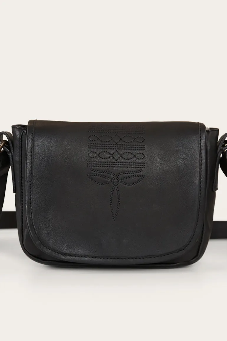 Callie Saddle Bag - Black