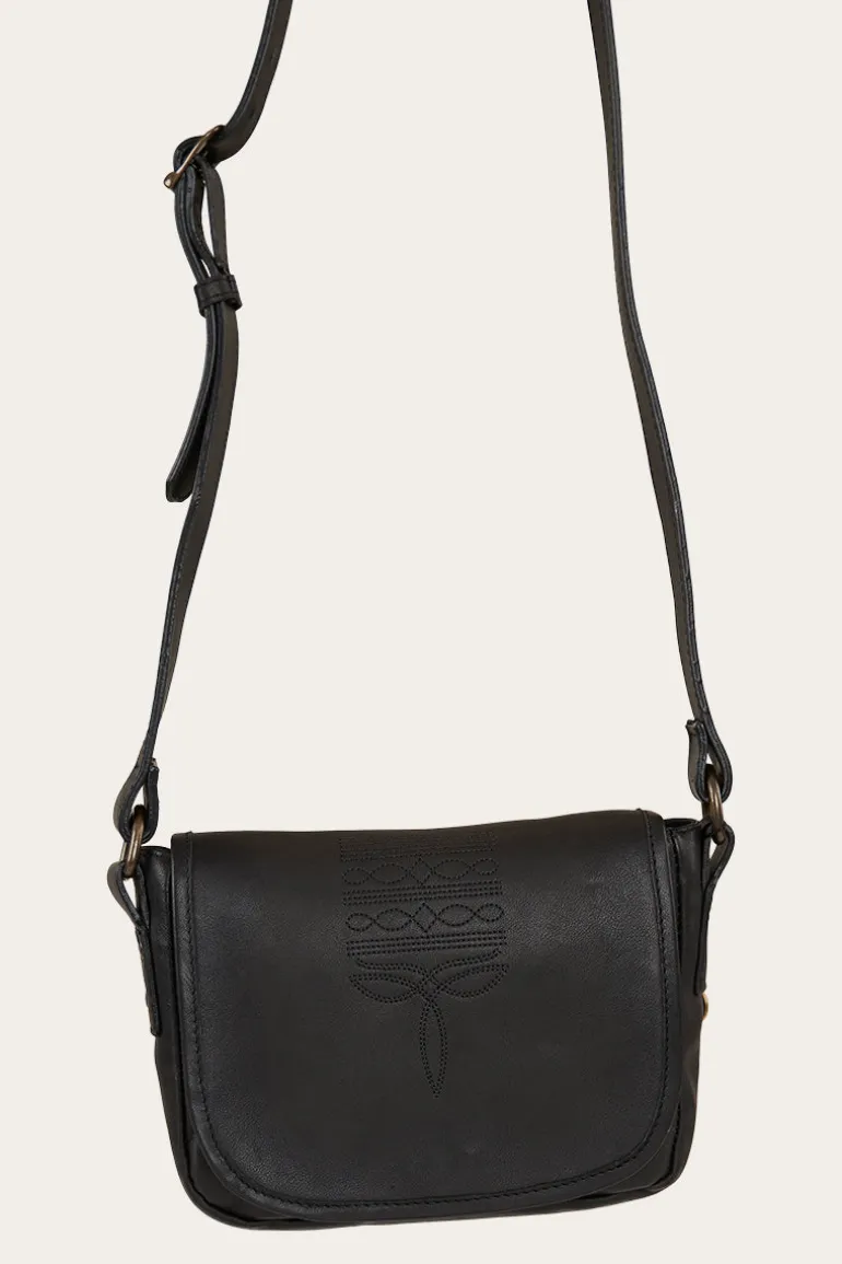 Callie Saddle Bag - Black