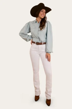 Camila Womens Blouse - Chambray