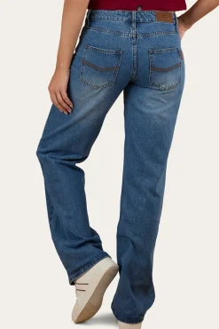 Cammy Low Rise Wide Leg Jean - Light Blue